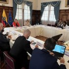 Jornada. Durante dos días los delegados de la Unión Europea revisaron las acciones cumplidas en ciberseguridad, inteligencia artificial y la prevención del reclutamiento juvenil en grupos delictivos.