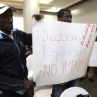 Afectados por la empresa Furukawa y sus familiares realizaron varias protestas buscando justicia.