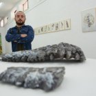 El pintor Teo Monsalve es uno de los organizadores de la muestra.