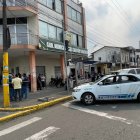 Escena. El robo se dio en las instalaciones del GAD del cantón Valencia