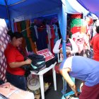 Centro. Uno de los corredores navideños que el Municipio de Guayaquil ha organizado.