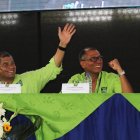 Jorge Glas y Rafael Correa, en una actividad política de Alianza PAIS.