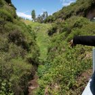 Interoceánica. Por la vía pasa un tramo de la quebrada Rumihuaico. En junio los vecinos alertaron que se arrojaba escombros de una construcción.