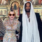 Madonna (63) y Akeem Morris (28).