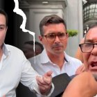 Fernando Cornejo (izquierda) se pronunció sobre la presentación de la denuncia.