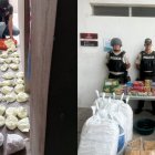 Agentes policiales decomisaron material explosivo en Guayaquil.