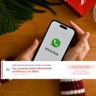 Usuarios reportan caída e intermitencias en los servicios de Meta.