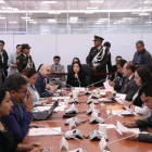 La sesión de Fiscalización inició con una denuncia de Pamela Aguirre sobre el vocal del Cpccs