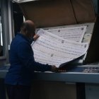 Varias papeletas electorales han sido impresas.