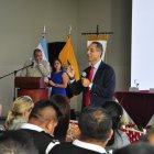 Exposición. El simposio reunió a expertos en medicina legal y alumnos.