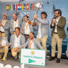 La tripulación del Bribon, campeona de Europa en el Trofeo Xacobeo.