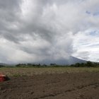 El volcán filipino Kanlaon durante una reciente erupción.
