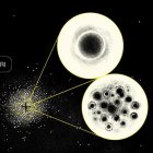 Un equipo de investigación del Instituto de Astrofísica de Canarias (IAC) ha demostrado que la unión de un grupo de agujeros negros marca el "baile" de las estrellas del cúmulo globular Omega Centauri, en la constelación de Centaurus.