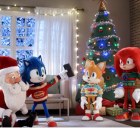 La película promocionó la película al recrear pósters de películas navideñas