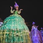 20 marionetas, de 5 metros de altura cada una fueron parte del desfile Gigantes
de Luz, además de 5 muñecas y ángeles.