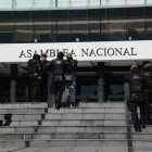 El 17 de noviembre de 2023 la Asamblea Nacional amaneció rodeada de militares para resguardar el cumplimiento de la muerte cruzada.
