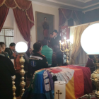 El cuerpo de Raul Ilaquiche es velado en el salón de honor de Pujilí.