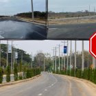 La nueva vía que conecta a Chongón con la vía a la costa no está del todo terminada. Su señalización se mantiene hasta el kilómetro 3.