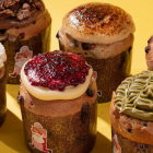 Mini panettones rellenos de Pinki Bakes.