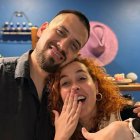 Túpac Galarza y  Alondra Santiago están comprometidos.