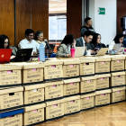 Audiencia en el caso Purga.