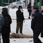 Vista de una escena de una explosión en Moscú, Rusia, el 17 de diciembre de 2024.