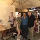 Doménica Borges, Chiqui Castro y Jaime Zapata.