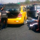 La persecución terminó a la altura del Hospital Universitario.