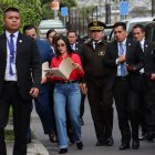 La presidenta de la Asamblea Viviana Veloz acudió a la Corte este 18 de diciembre.