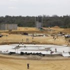 Proceso. En la comuna Juntas del Pacífico se construye la primera cárcel de máxima seguridad propuesta por Daniel Noboa, tiene un avance del 30%.