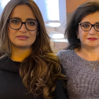 La hija de la sindicalista Rosa Argudo (d) fue destituida del cargo que ocupaba en el Hospital del IESS en Cuenca.