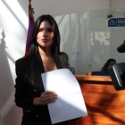 La exasesora presidencial, Diana Jácome, presentó la denuncia ante el TCE.