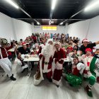 Adultos mayores y niños fueron agasajados.