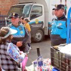 Los agentes de control metropolitano realizan patrullajes en diferentes puntos del Centro Histórico.