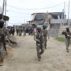 Los militares patrullan los sectores conflictivos que han sido tomadas por las bandas delictivas