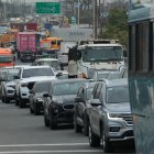 Daule. Más de 100.000 vehículos pesados circulan a diario en la vía, según cifras de gremios de transporte.