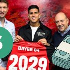 El ecuatoriano Piero Hincapié seguirá en el Leverkusen hasta el 2029.