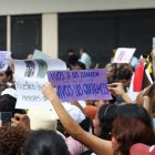 Ciudadanos de Guayaquil asistieron al plantón convocado por el caso de los cuatro niños desaparecidos hace 15 días.