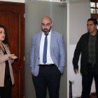 El presidente del Consejo de la Judicatura, Mario Godoy (c).