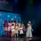 Show. Coros y banda en vivo fueron parte del espectáculo que brindó la iglesia Familia de Dios por Navidad.