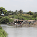 Los cadáveres fueron descubiertos en una zona de difícil acceso en Taura, en Naranjal.