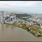 El alcalde pretende la ampliación del Malecón 2000.