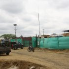 Exteriores de la obra de la Cárcel del Encuentro, en Santa Elena.