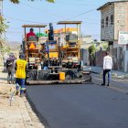 Obra. En el barrio Playas 2 culmina la primera etapa del asfaltado en calle.