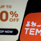 Marca. El logo de la empresa asiática Temu.