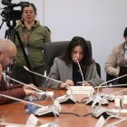 La correísta Pamela Aguirre preside la mesa de Fiscalización.