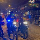 Policías motorizados recorrieron sectores como El Triángulo de San Rafael.