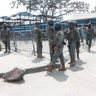 Mandato. Los militares ecuatorianos están a cargo de la seguridad de las prisiones desde la declaratoria de la guerra interna.