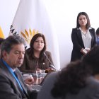 La oficialista Inés Alarcón preside la mesa de Seguirdad.
