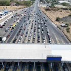 Vista del peaje este 1 de enero de 2025.